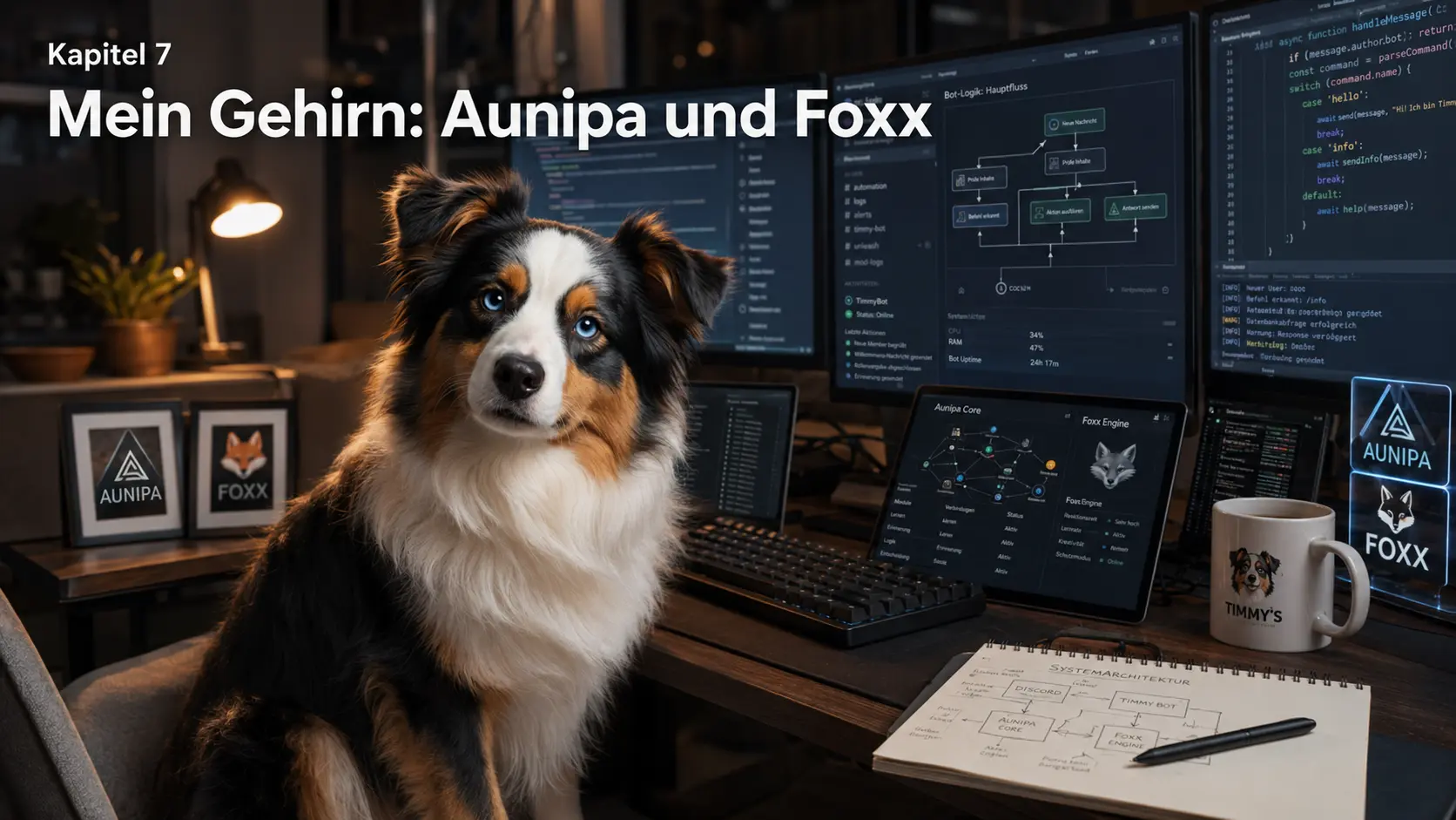 Kapitel 7 – Mein Gehirn: Aunipa und Foxx