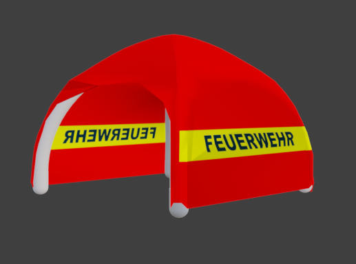 Aufblas Rettungszelte